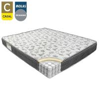 Cama Box Baú Casal Sintético + Colchão De Molas Ensacadas Sereneprime 138x188x62cm preto - 5
