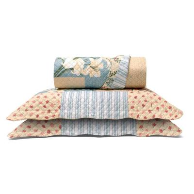 Cobre Leito Buettner Queen Microfibra Renove Estampado Joana 3 Peças Bege