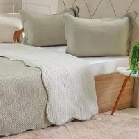 Kit Cobre Leito King Ultra Lisse Lisa New 250x270cm Olive - 5