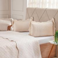 Kit Cobre Leito King Ultra Lisse Lisa New 250x270cm Sandshell - 2