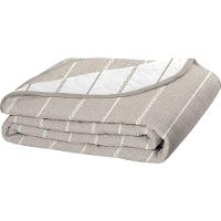 Cobre Leito Tecebem King Malha 100% Algodão Estampado Em Matelassê Omar 240x280m Castanho - 1