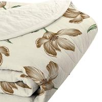 Cobre Leito Tecebem Queen Malha 100% Algodão Estampado Em Matelassê Tais 240x260m Baunilha - 2