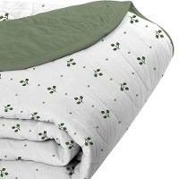 Cobre Leito Tecebem Queen Malha 100% Algodão Estampado Em Matelassê Hugo 240x260m Oliva - 2