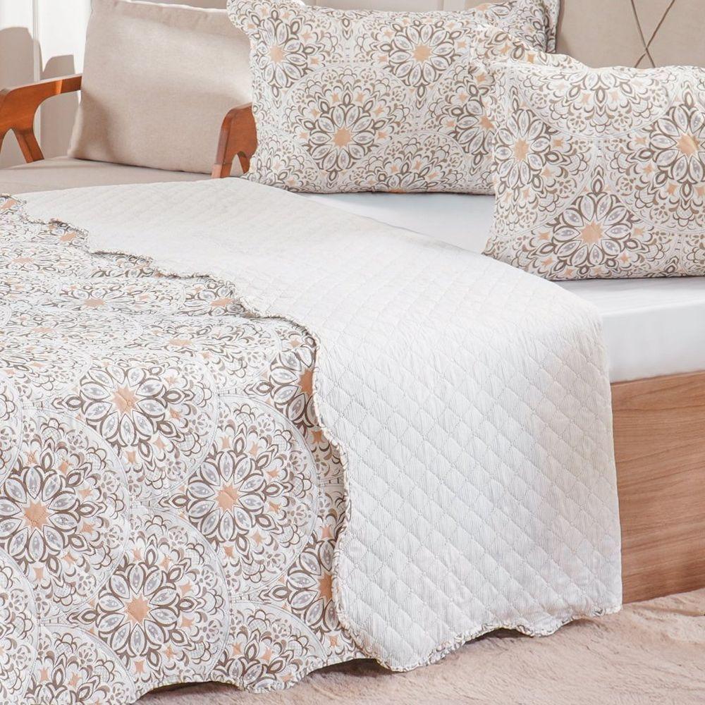 Kit Cobre Leito Casal Ultra Lisse New 210x230cm Ladrilhos - 3