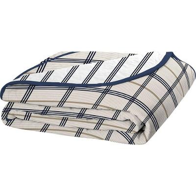 Cobre Leito Tecebem King Malha 100% Algodão Estampado Em Matelassê Otto 240x280m Marinho