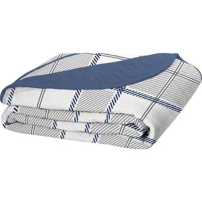 Cobre Leito Tecebem King Malha 100% Algodão Estampado Em Matelassê Adam 240x280m Mediterrâneo