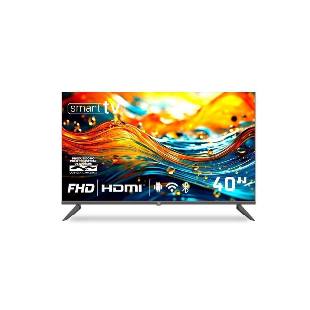 Smart TV HQ 40 Full Hd Tela Sem Bordas Android 12 Design Slim HQS40NKHM - 1