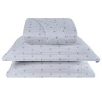 Cobre Leito Queen Decor Bordado 200 Fios 3 Peças - Branco - Hipercal 100% Poliéster - 1