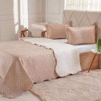 Kit Cobre Leito King Ultra Lisse Lisa New 250x270cm Beach - 1