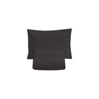 Kit Cobre Leito Matelado Dupla Face Soft 2 Peças Solteiro 100% Poliéster Cor:preto - 1