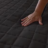 Kit Cobre Leito Matelado Dupla Face Soft 2 Peças Solteiro 100% Poliéster Cor:preto - 4