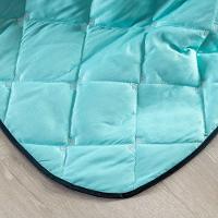 Kit 4 Pçs Cobre Leito Solteiro Renove Hipercal 400 Fios Dupla Face Bordado Preto E Verde - 5