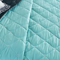 Kit 7 Pçs Cobre Leito Casal King Renove Hipercal 400 Fios Dupla Face Bordado Preto E Verde - 6