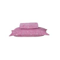 Kit Cobre Leito Ballet 2 Peças Solteiro 60% Algodão - 40% Poliéster Tecido Jacquard Pink - 1