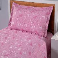 Kit Cobre Leito Ballet 2 Peças Solteiro 60% Algodão - 40% Poliéster Tecido Jacquard Pink - 3