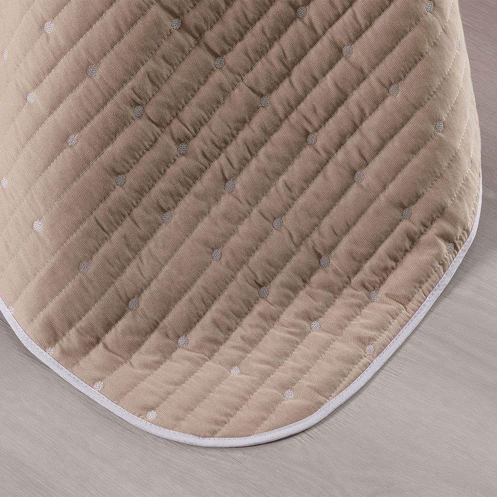 Kit 7 Pçs Cobre Leito Casal Padrão Urbany Hipercal 400 Fios Bordado Cáqui - 4