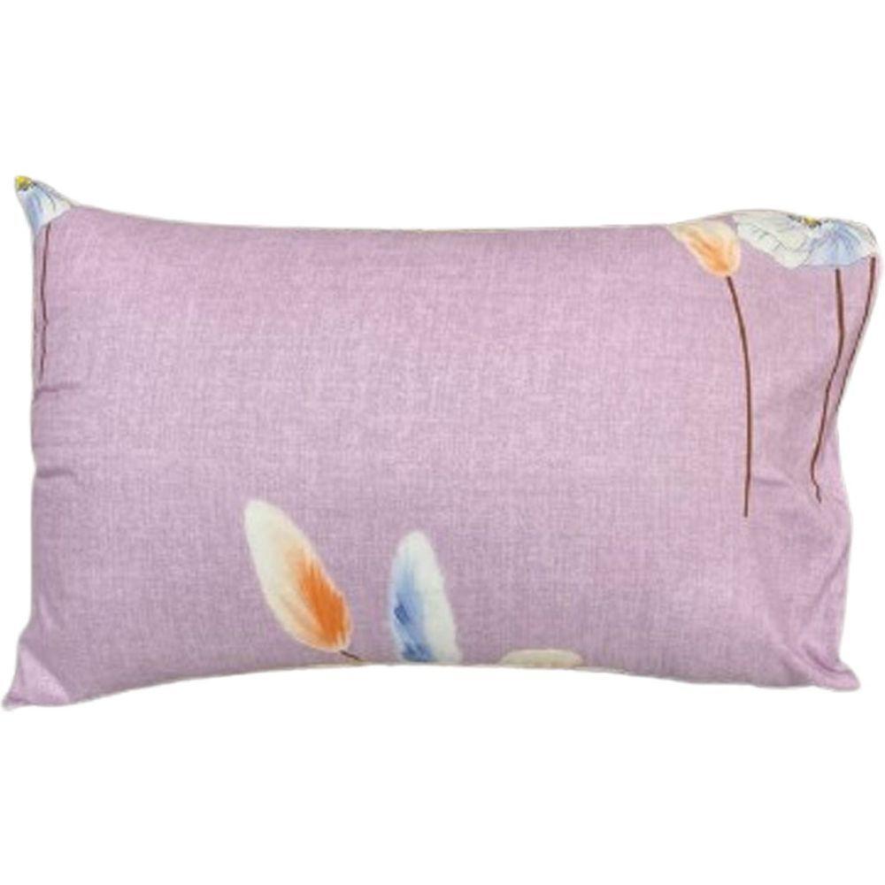 Jogo De Fronha Microfibra Estampada 47x70cm Lavanda - 1