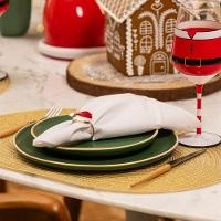 Jogo Americano Copa E Cia 6 Peças Luna Oval Champagne - 4