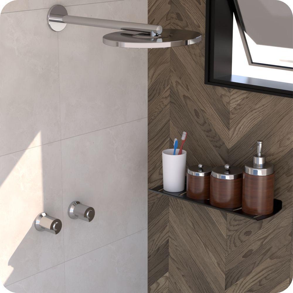 Suporte Porta Shampoo Organizador De Banheiro Preto Zmt - 5