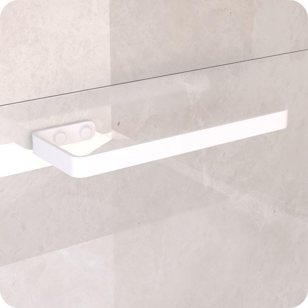 Suporte Para Toalha De Rosto Banheiro De Parede Branco Zmt - 1