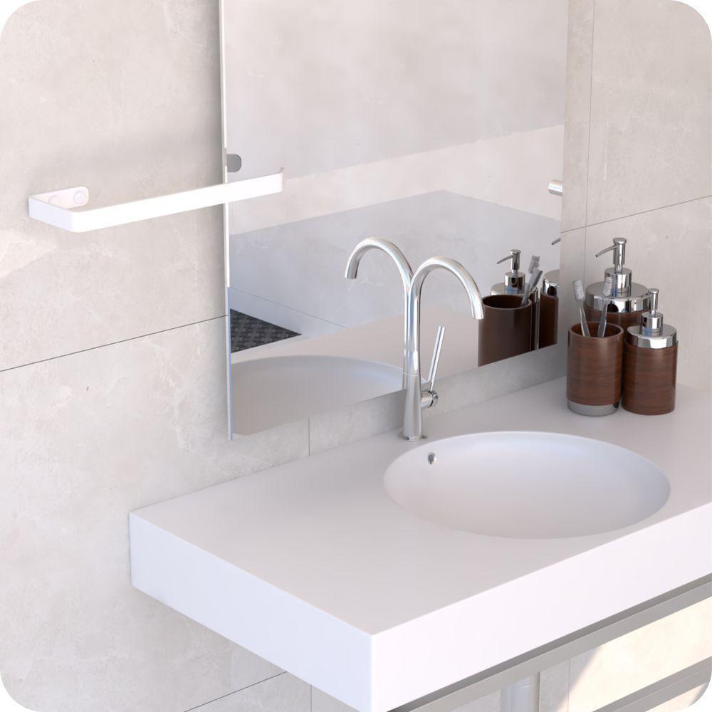 Suporte Para Toalha De Rosto Banheiro De Parede Branco Zmt - 5