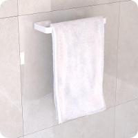 Suporte Para Toalha De Rosto Banheiro De Parede Branco Zmt - 7