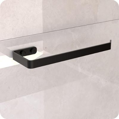 Suporte Para Toalha De Rosto Banheiro De Parede Preto Zmt