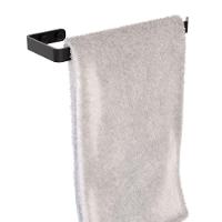 Suporte Para Toalha De Rosto Banheiro De Parede Preto Zmt - 2