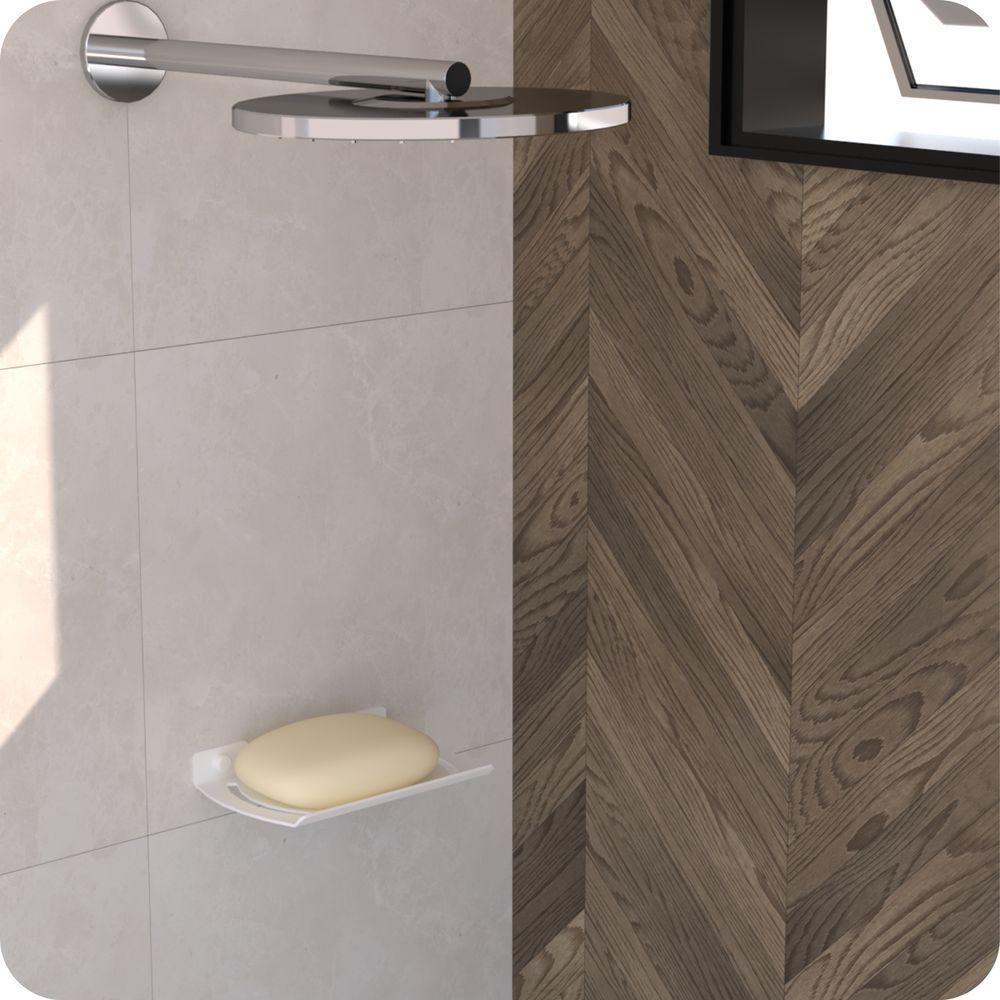 Saboneteira De Parede Para Banheiro De Branco Zmt - 6