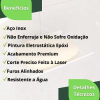 Saboneteira De Parede Para Banheiro De Branco Zmt - 3