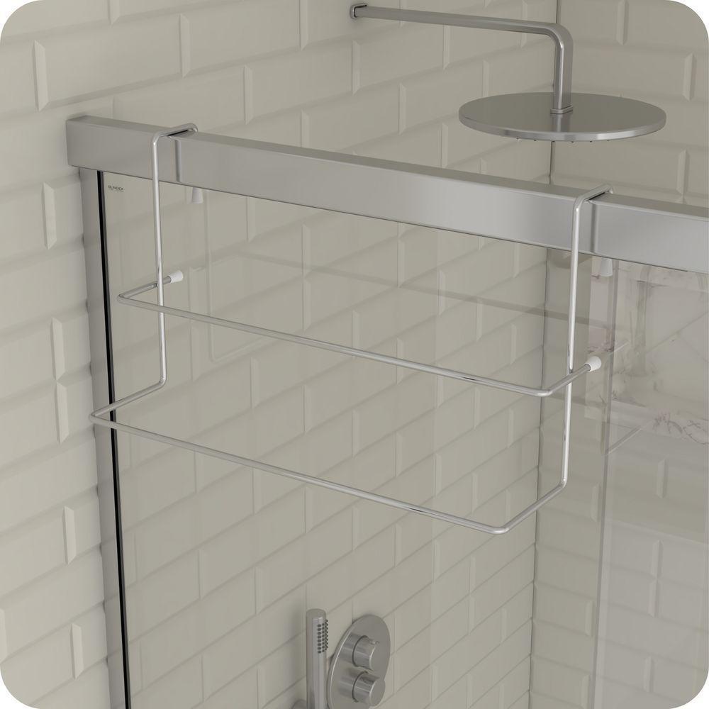 Porta Toalha Box Toalheiro Duplo Para Banheiro Cromado Arm - 4