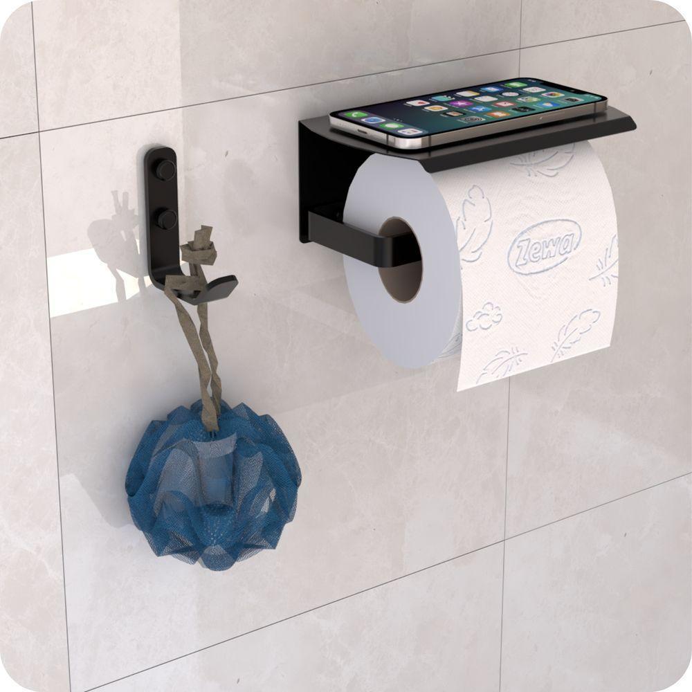 Kit Acessórios Para Banheiro Preto Fosco 6 Peças Zmt - 6