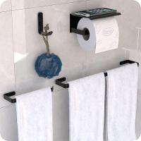 Kit Acessórios Para Banheiro Preto Fosco 4 Peças Zmt - 7