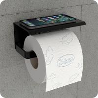 Kit Acessórios Para Banheiro Preto Fosco 6 Peças Max - 7