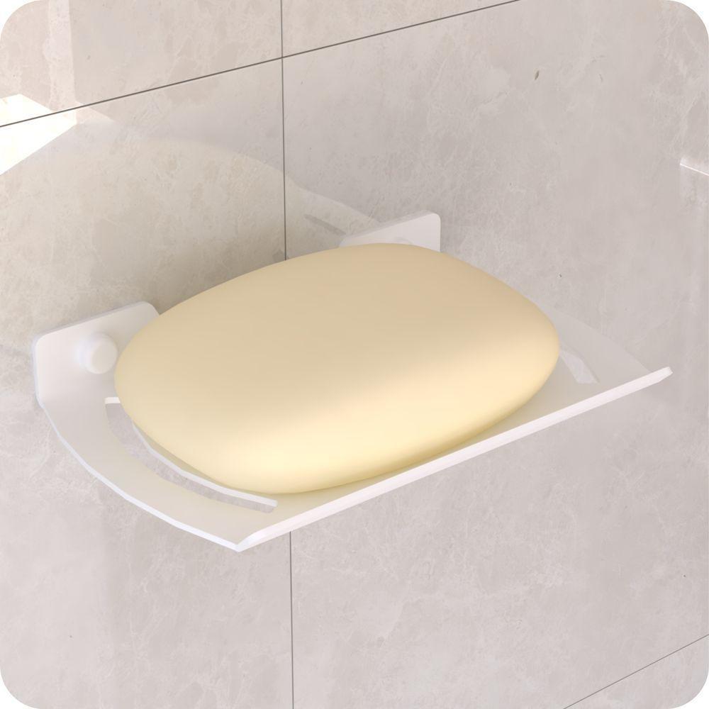 Kit Acessórios Para Banheiro Branco 5 Peças Zmt - 4