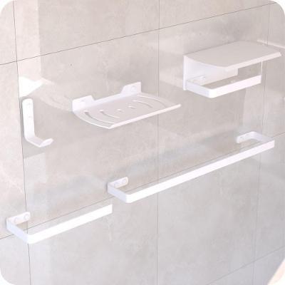 Kit Acessórios Para Banheiro Branco 5 Peças Zmt