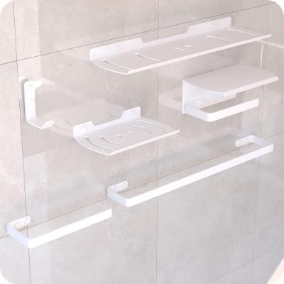 Kit Acessórios Para Banheiro Branco 6 Peças Zmt