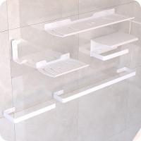 Kit Acessórios Para Banheiro Branco 6 Peças Zmt - 1