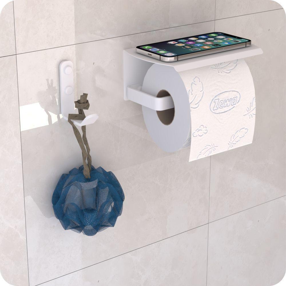 Kit Acessórios Para Banheiro Branco 4 Peças Zmt - 6