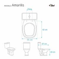 Assento Sanitário Polipropileno Amarilis Primula Branco - 3