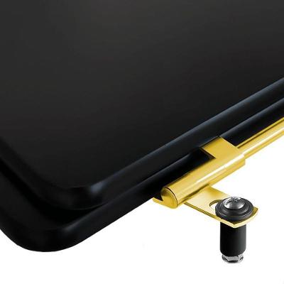 Assento Sanitário Boss Noir Para Vaso Com Ferragem Dourada