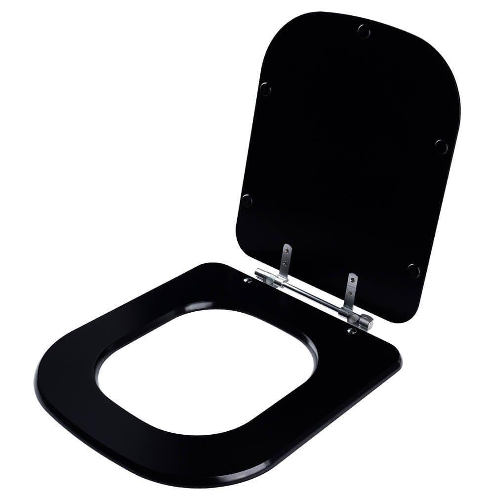 Assento Sanitário Axis Preto Para Vaso Deca - 3