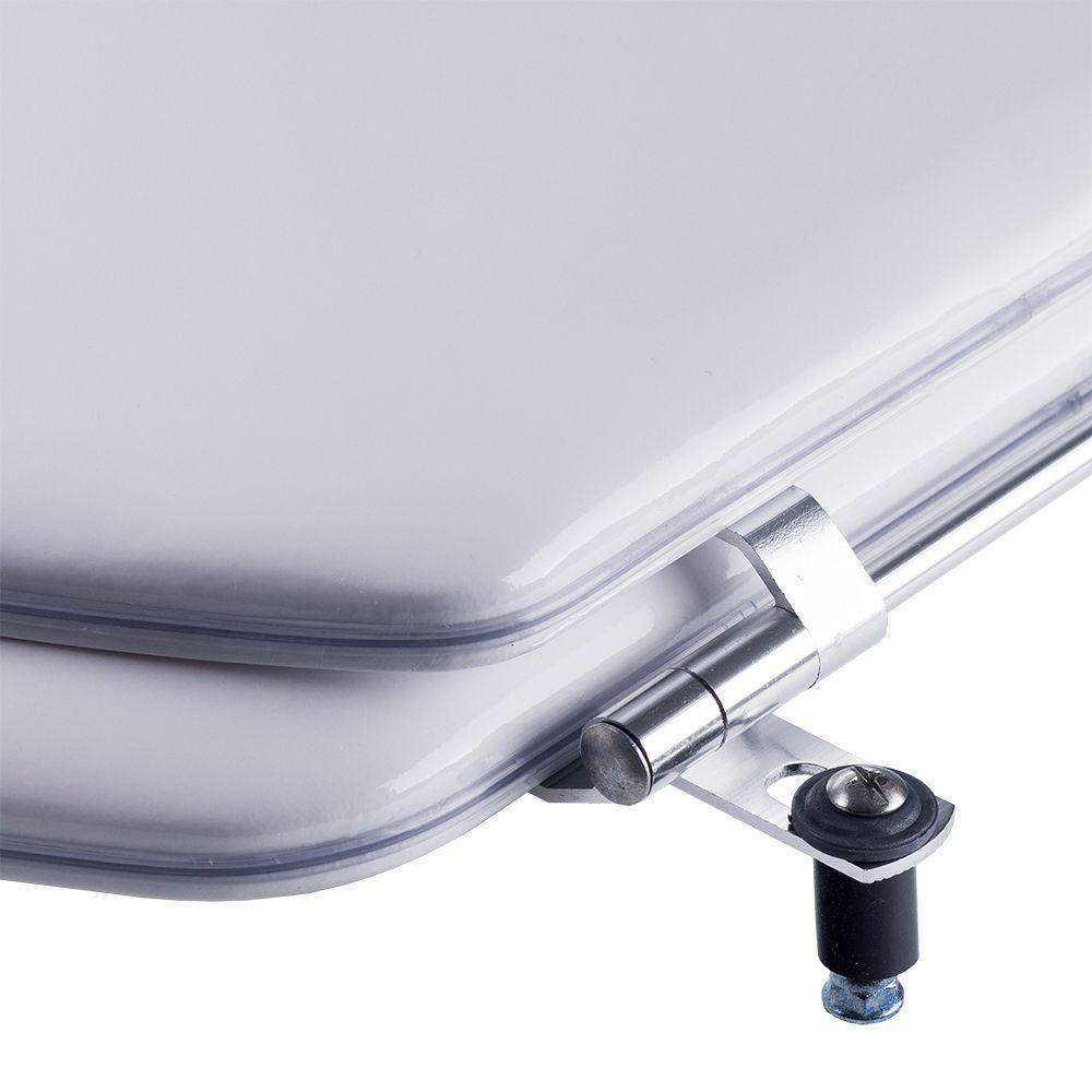 Assento Sanitário Almofadado Vip Branco Para Vaso Celite - 2