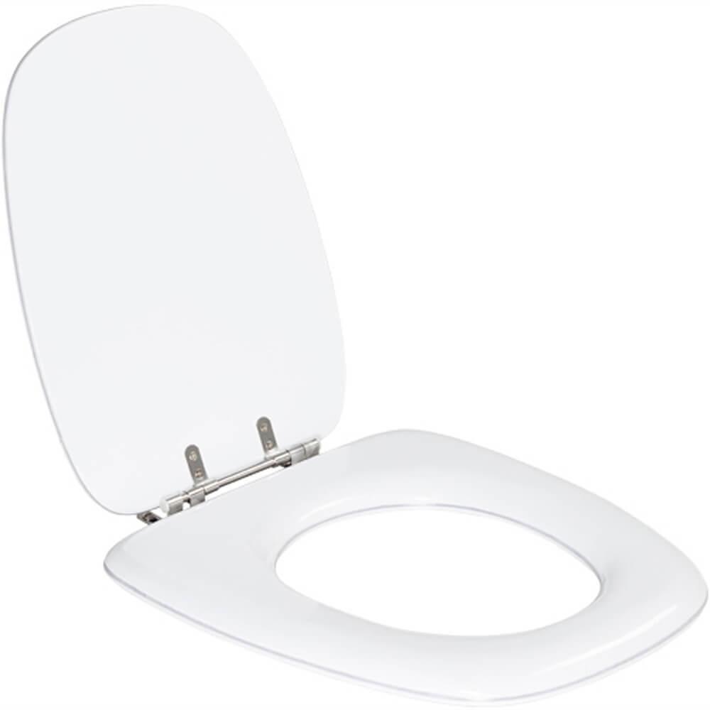 Assento Sanitário Almofadado Vip Branco Para Vaso Celite - 6