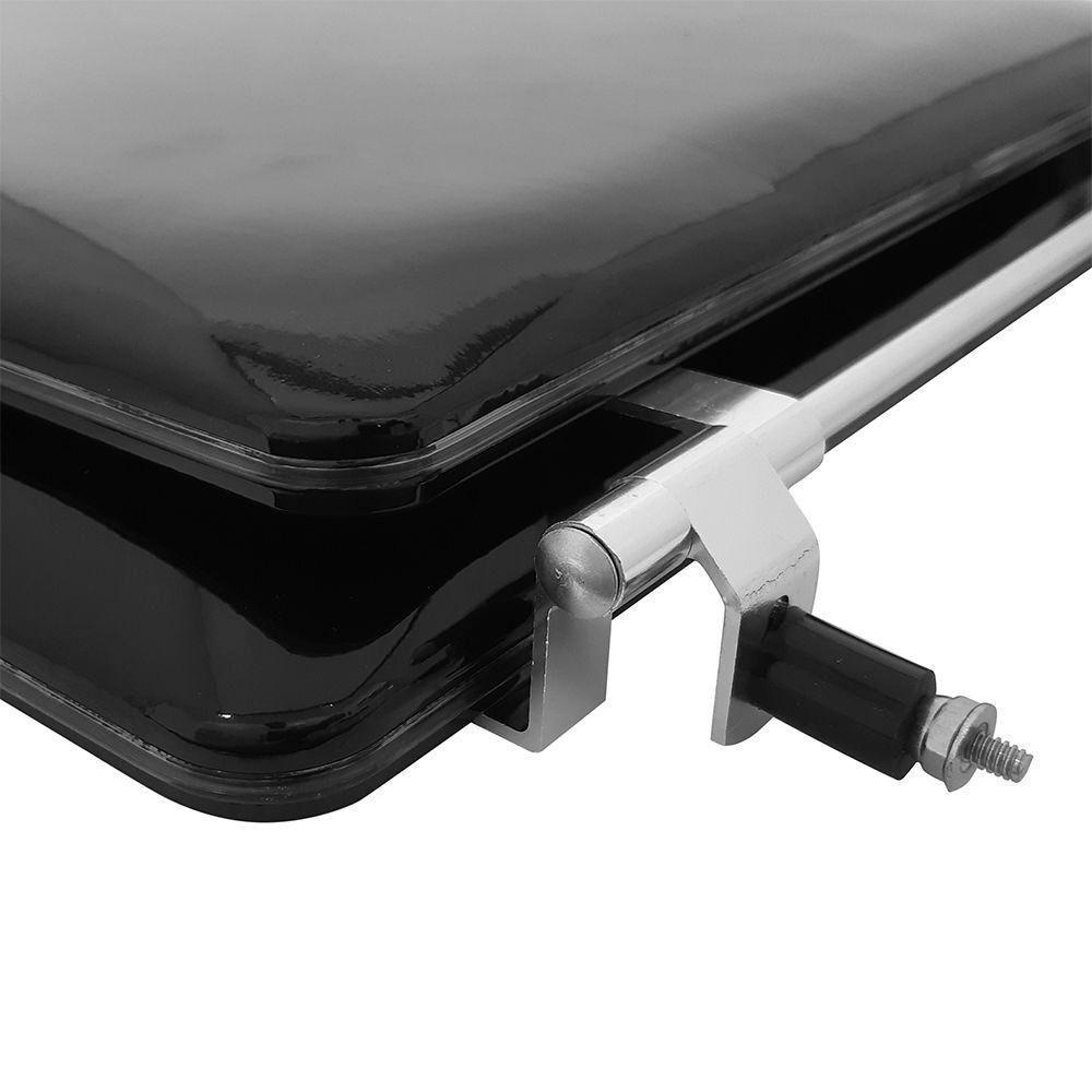 Assento Sanitário Almofadado Calypso Preto Para Louça Incepa - 5