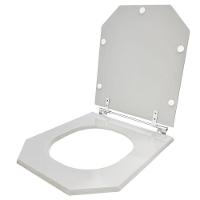 Assento Sanitário Acrílico Atrium Cinza Para Vaso Incepa - 3