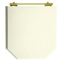 Assento Sanitario Para Vaso Incepa Com Ferragem Dourada - 6