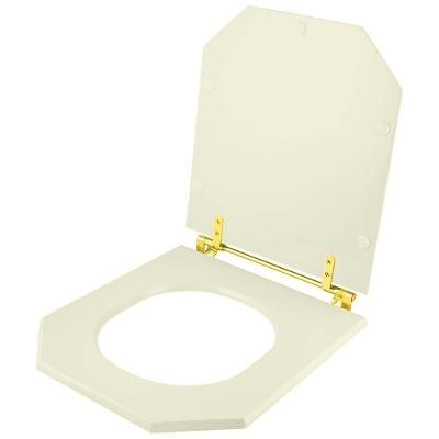 Assento Sanitário Para Vaso Incepa Com Ferragem Dourada