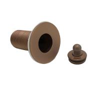 Válvula Lavatório Banheiro Cuba Rose Gold Cobre Fosco Metal Luxo - 5