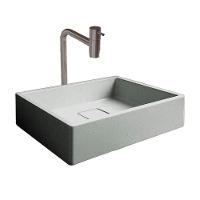 Cuba Oregon Cimento Com Torneira Inox E Válvula Oculta Cimento - 1